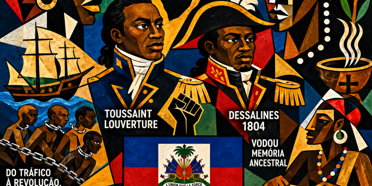HAITI: A REVOLUÇÃO NEGRA QUE O MUNDO TENTOU APAGAR De Toussaint Louverture e Dessalines ao Vodou, à memória africana e às raízes que atravessaram o Atlântico